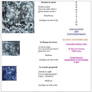 Exposition collective galerie Mona Lisa